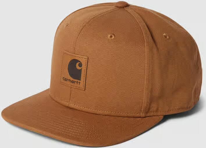 Carhartt WIP Logo Cap Stijlvol en Functioneel Accessoire Brown Unisex