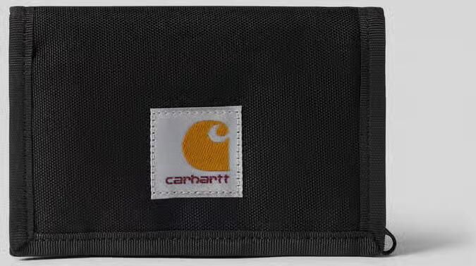 Carhartt WIP Portemonnee met Logo en Klittenbandsluiting Black Heren - Foto 2