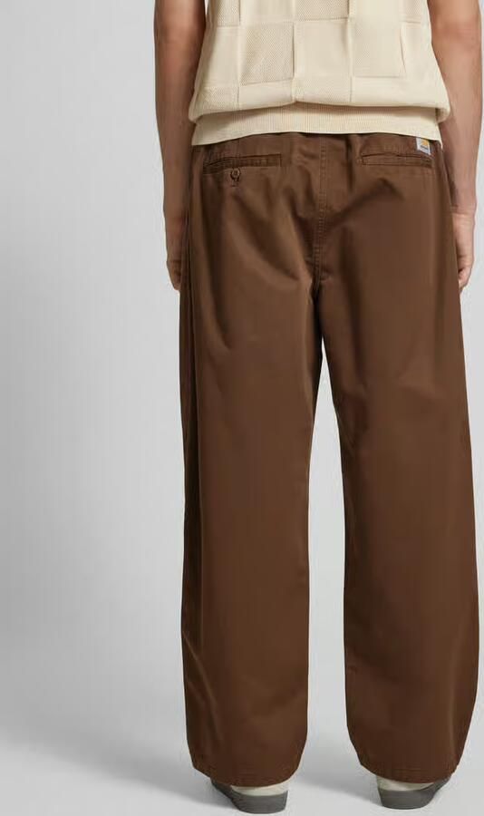 Carhartt Work In Progress Regular fit bandplooibroek met steekzakken model 'MARV'