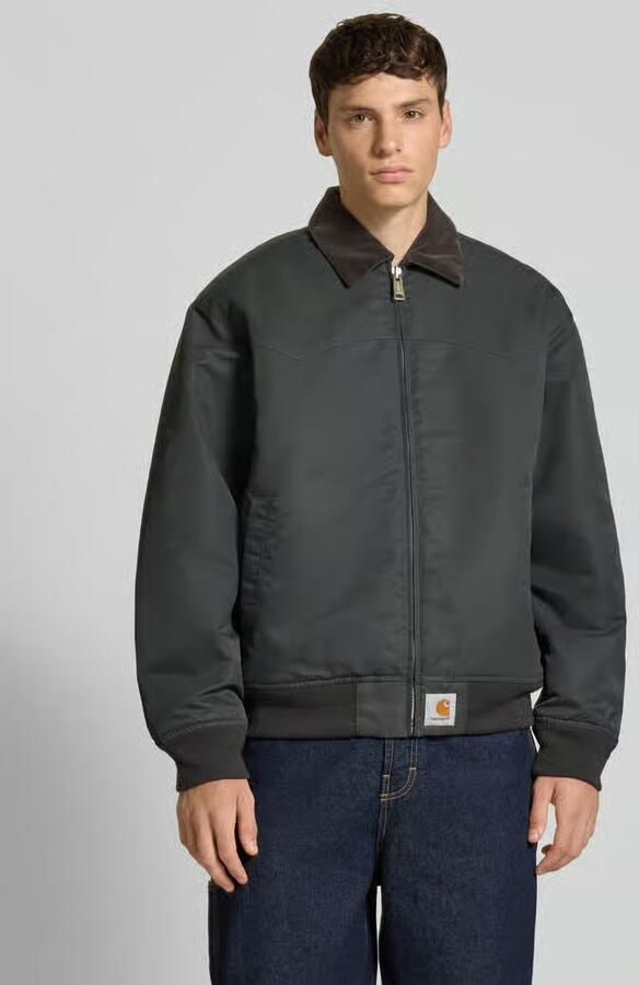 Carhartt Work In Progress Regular fit bomberjack met kentkraag - Foto 2