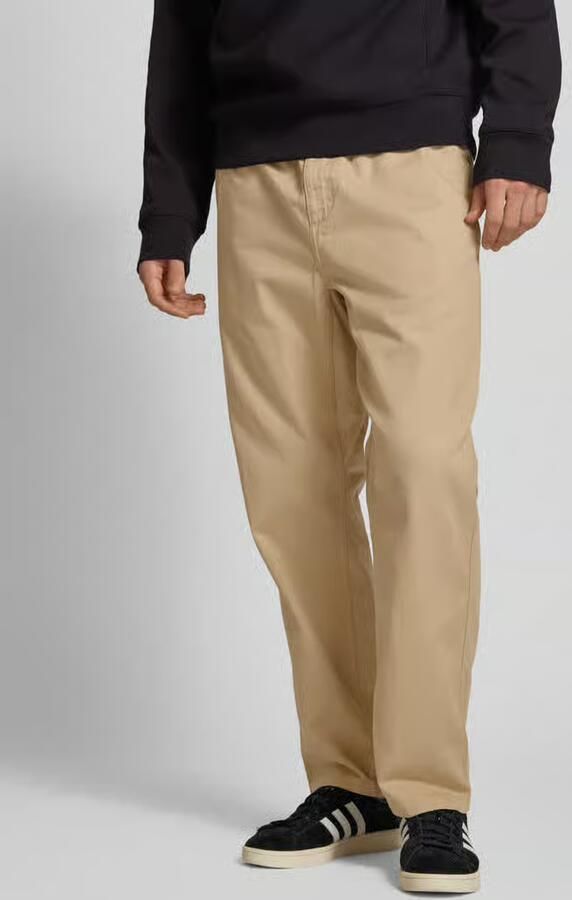 Carhartt Work In Progress Regular fit broek met steekzakken opzij model 'FLINT' - Foto 2