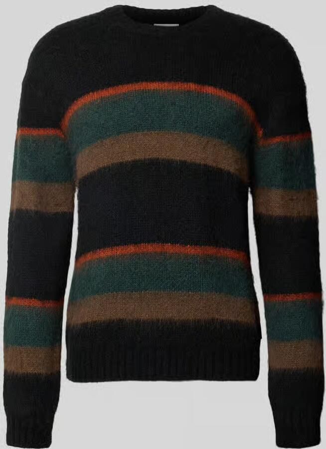 Carhartt Work In Progress Regular fit gebreide pullover met alpaca-aandeel model 'MERTON'