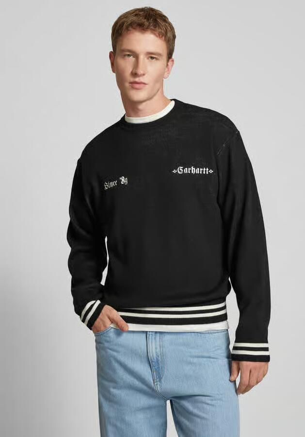 Carhartt Work In Progress Regular fit gebreide pullover met wol - Foto 2