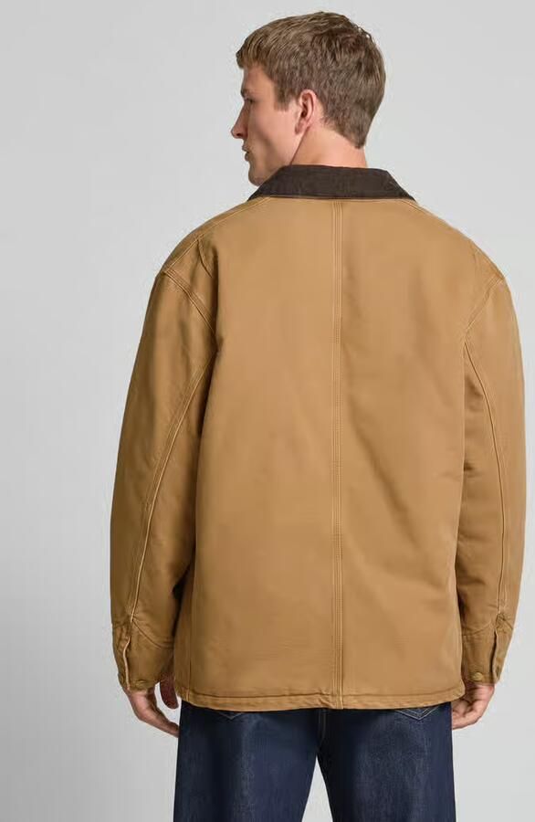 Carhartt Work In Progress Regular fit hemdjack met platte kraag Model 'Chore'