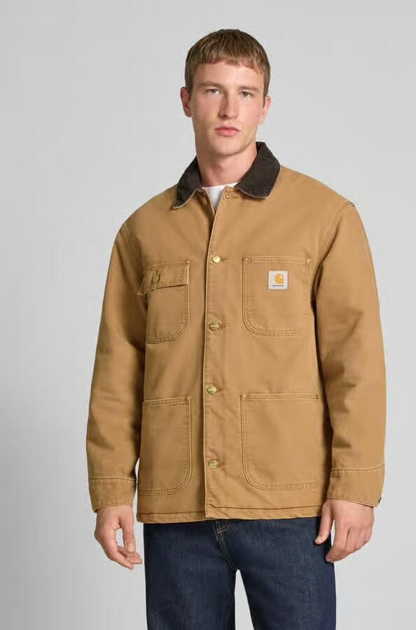 Carhartt Work In Progress Regular fit hemdjack met platte kraag Model 'Chore' - Foto 2