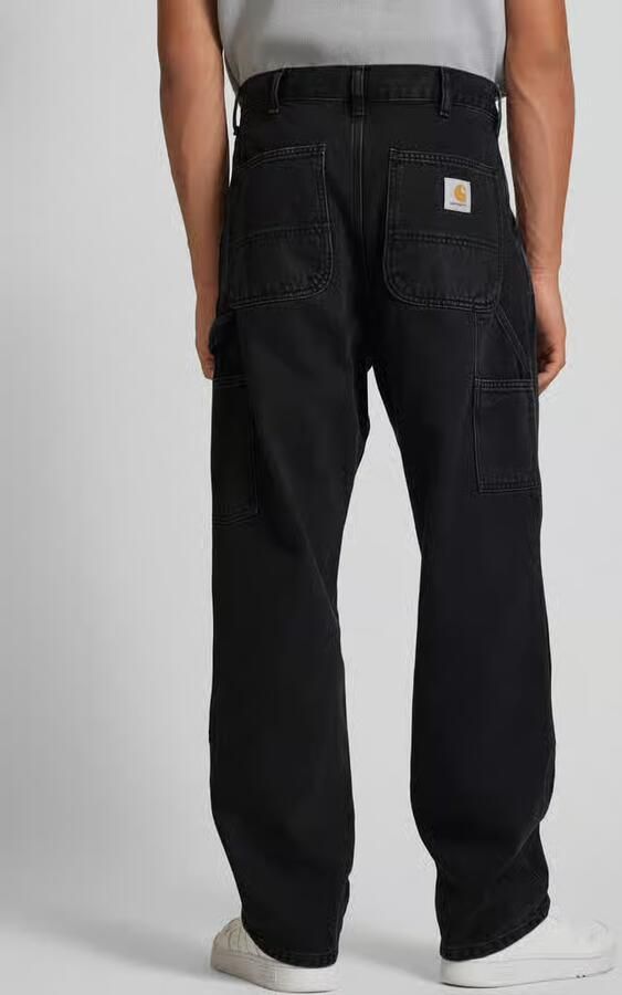 Carhartt Work In Progress Regular fit jeans met verstevigde knieën
