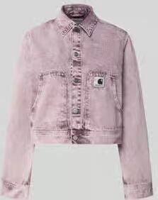 Carhartt Work In Progress regular fit jeansjack met logopatch model 'Arca'