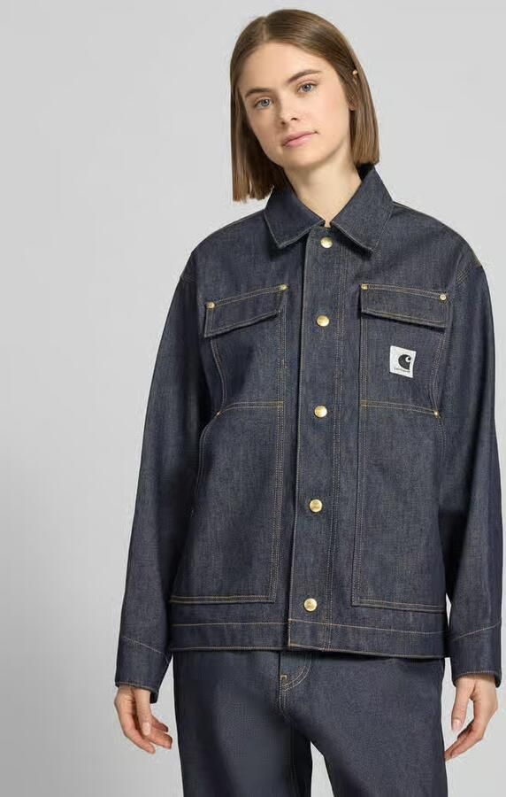 Carhartt Work In Progress Regular fit jeansjack met logopatch model 'Arctic' - Foto 2