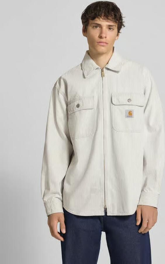 Carhartt Work In Progress regular fit overhemdjack met tweewegritssluiting - Foto 4