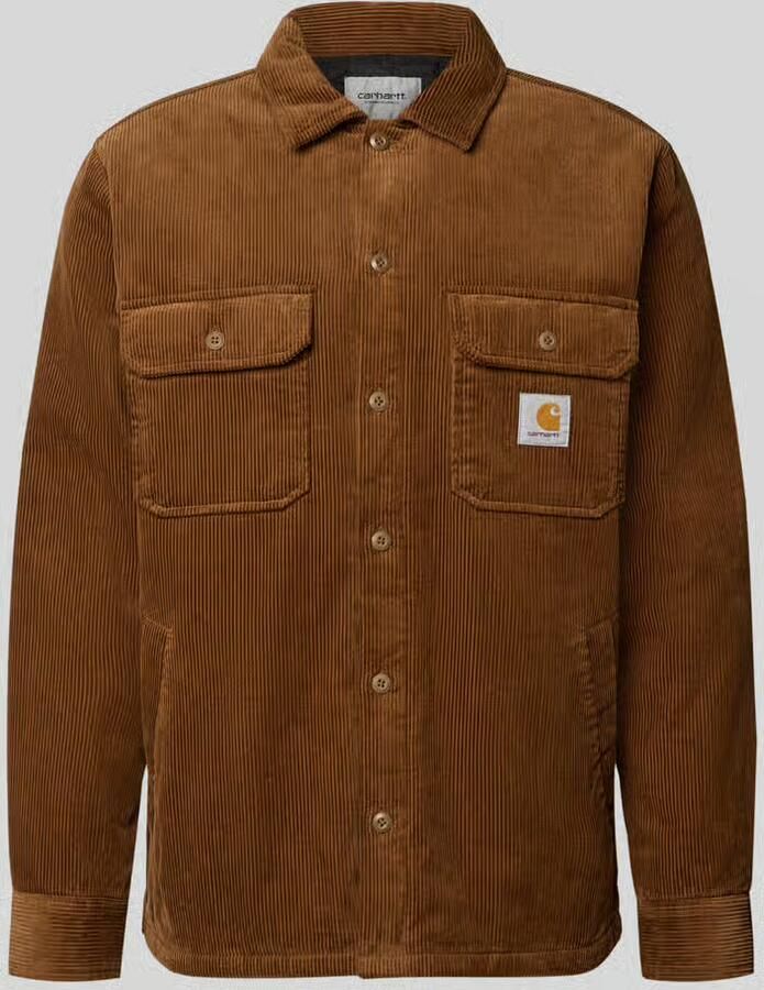 Carhartt Work In Progress Regular fit overhemdjack van corduroy model 'WHITSOME'