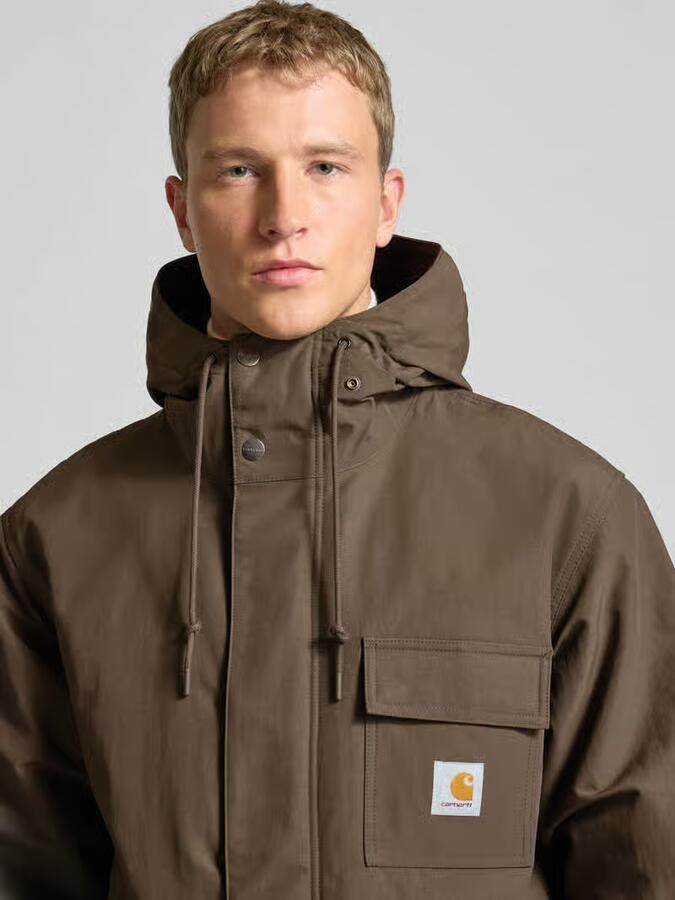 Carhartt Work In Progress Regular fit parka met logopatch model 'Siberia'