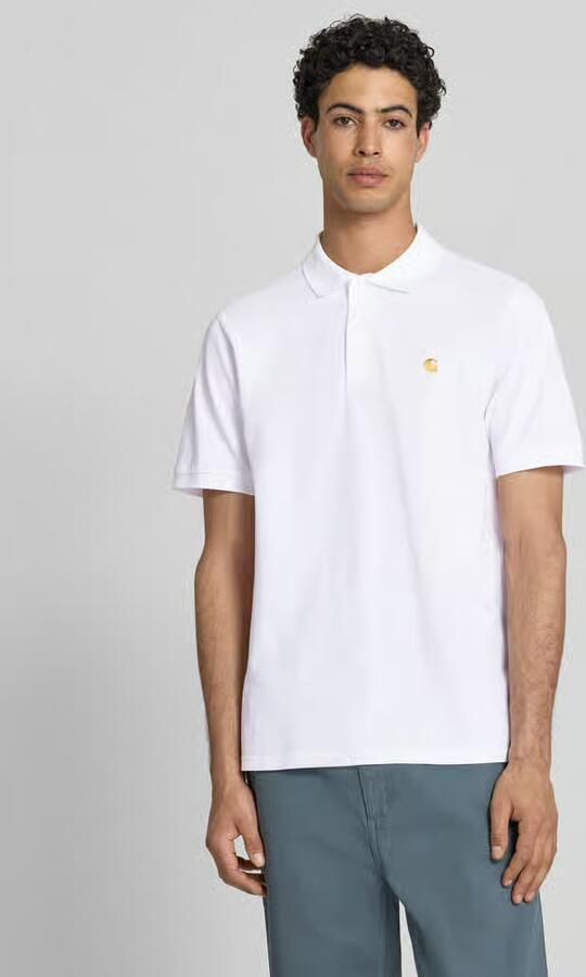 Carhartt Work In Progress regular fit poloshirt met labelstitching - Foto 5