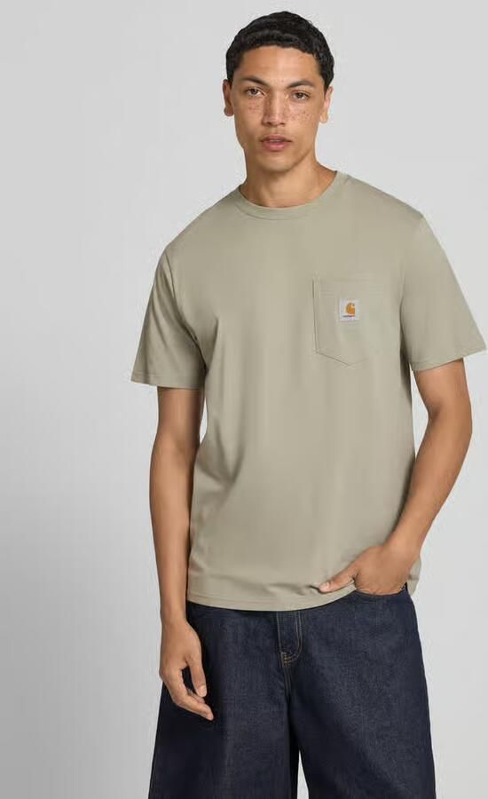 Carhartt Work In Progress regular fit T-shirt met borstzak - Foto 3