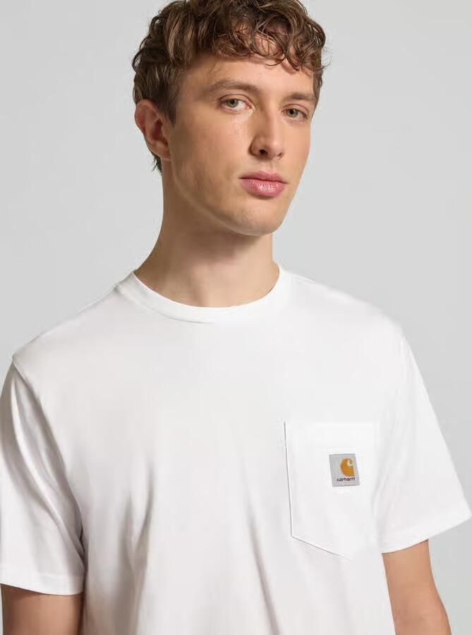 Carhartt WIP Short Sleeve Pocket T-shirt T-shirts Kleding white maat: S beschikbare maaten:S M L - Foto 7