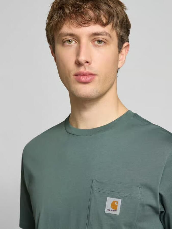 Carhartt Work In Progress Regular Fit T-shirt met logo-patch