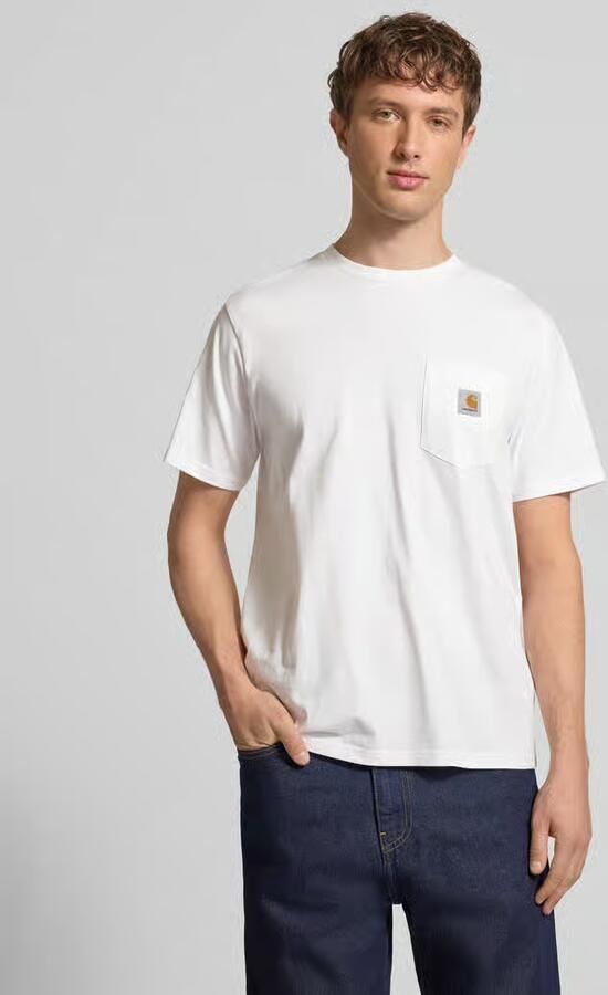 Carhartt WIP Short Sleeve Pocket T-shirt T-shirts Kleding white maat: XL beschikbare maaten:L XL - Foto 11