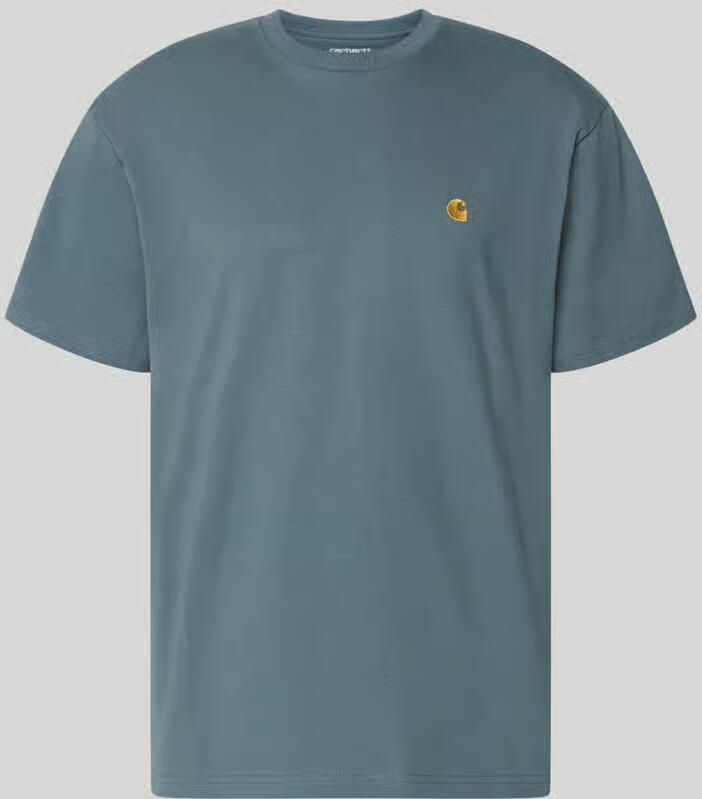 Carhartt Work In Progress Regular fit T-shirt met logostitching Model 'Chase'