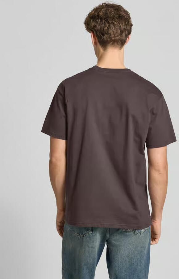 Carhartt Work In Progress Regular fit T-shirt met logostitching Model 'Chase'