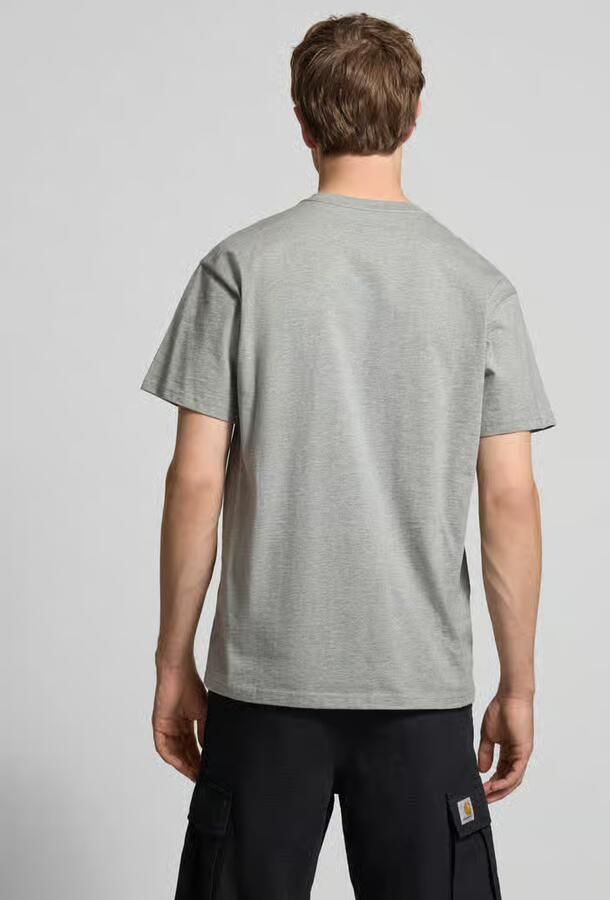 Carhartt WIP S s Chase T-shirt T-shirts Kleding grey heather gold maat: S beschikbare maaten:S - Foto 6