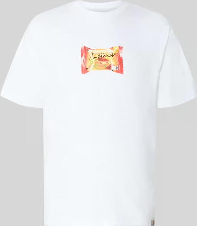 Carhartt Work In Progress Regular fit t-shirt met motiefprint model 'Road Side Snack'