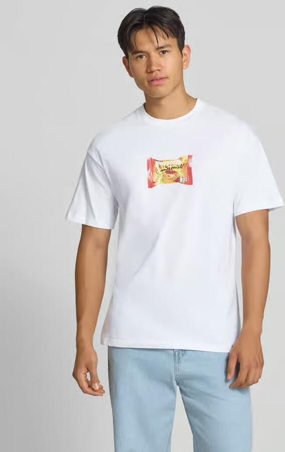 Carhartt Work In Progress Regular fit t-shirt met motiefprint model 'Road Side Snack' - Foto 3