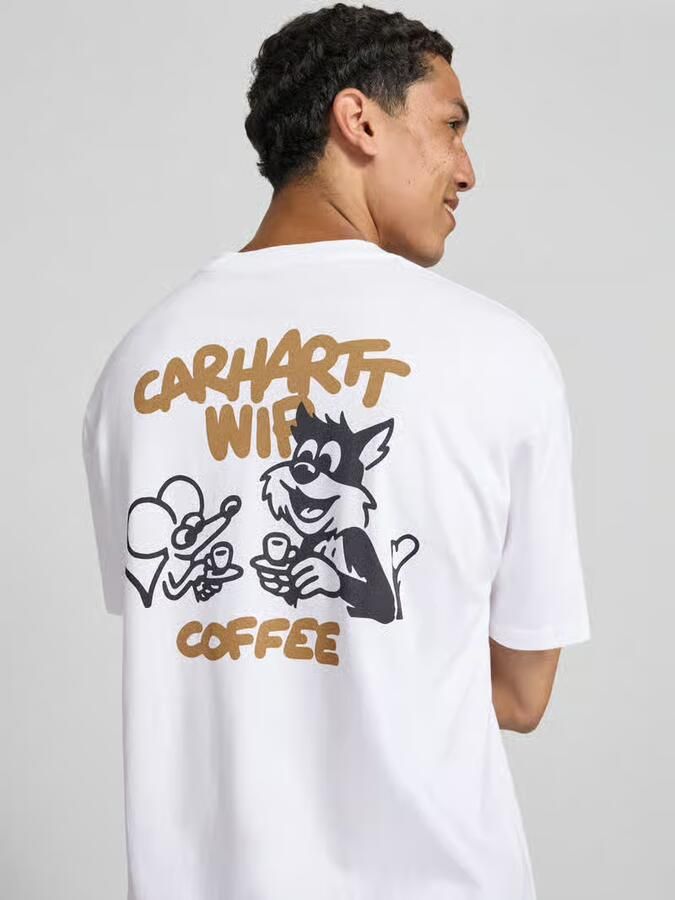 Carhartt Work In Progress regular fit T-shirt met motiefprint op de achterkant