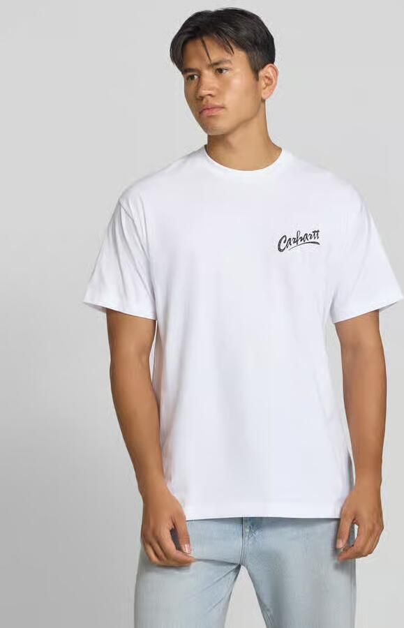 Carhartt Work In Progress Regular fit t-shirt van pure katoen model 'Pup' - Foto 2
