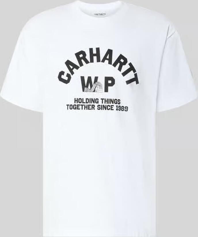 Carhartt Work In Progress Regular fit t-shirt van puur katoen model 'Column'