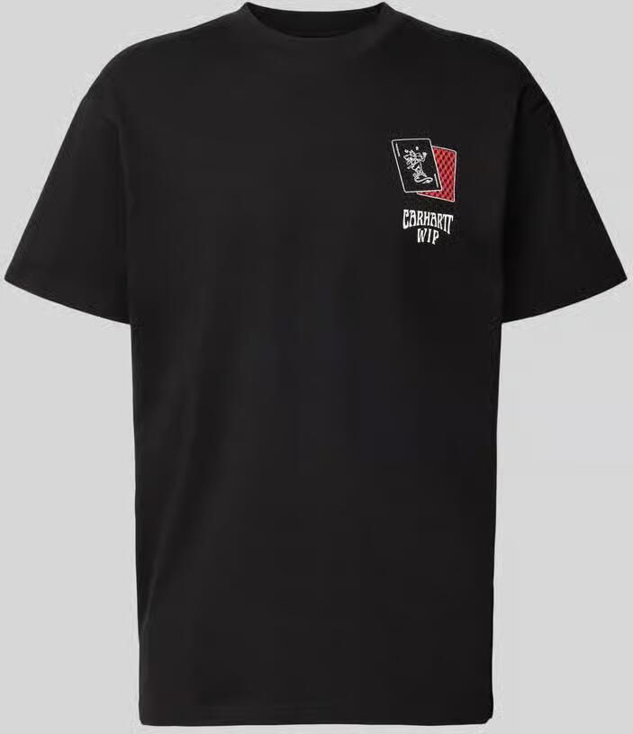 Carhartt Work In Progress Regular fit t-shirt van puur katoen model 'Playing Cards'