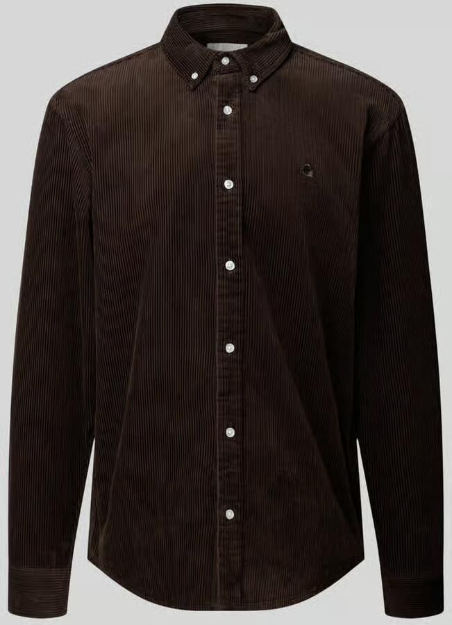 Carhartt Work In Progress Regular Fit vrijetijdsoverhemd met gestikt logo model 'MADISON'