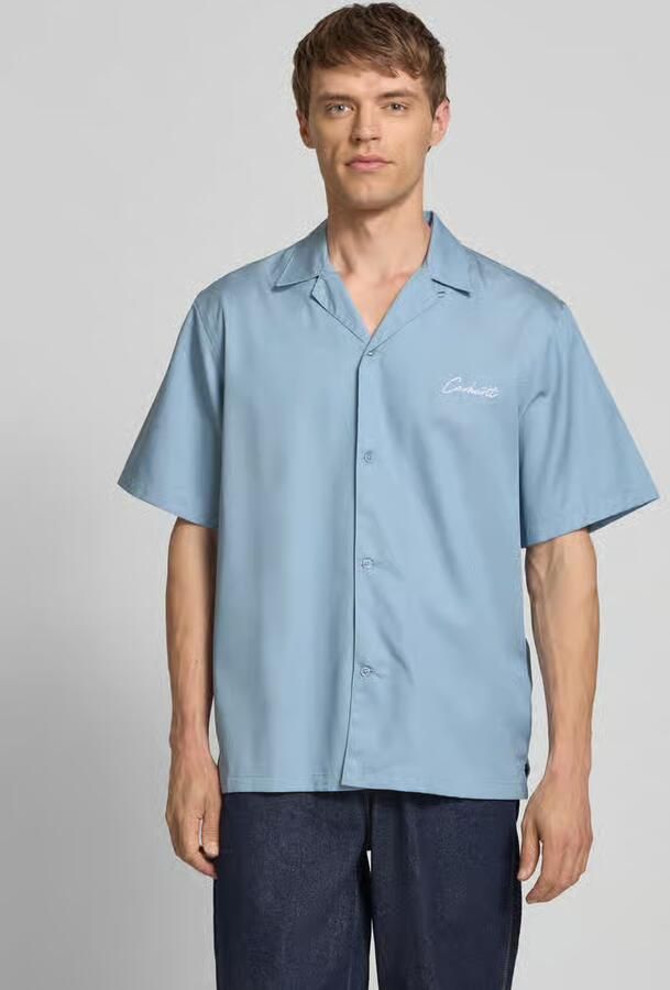 Carhartt Work In Progress Regular fit vrijetijdsoverhemd met labelstitching - Foto 3