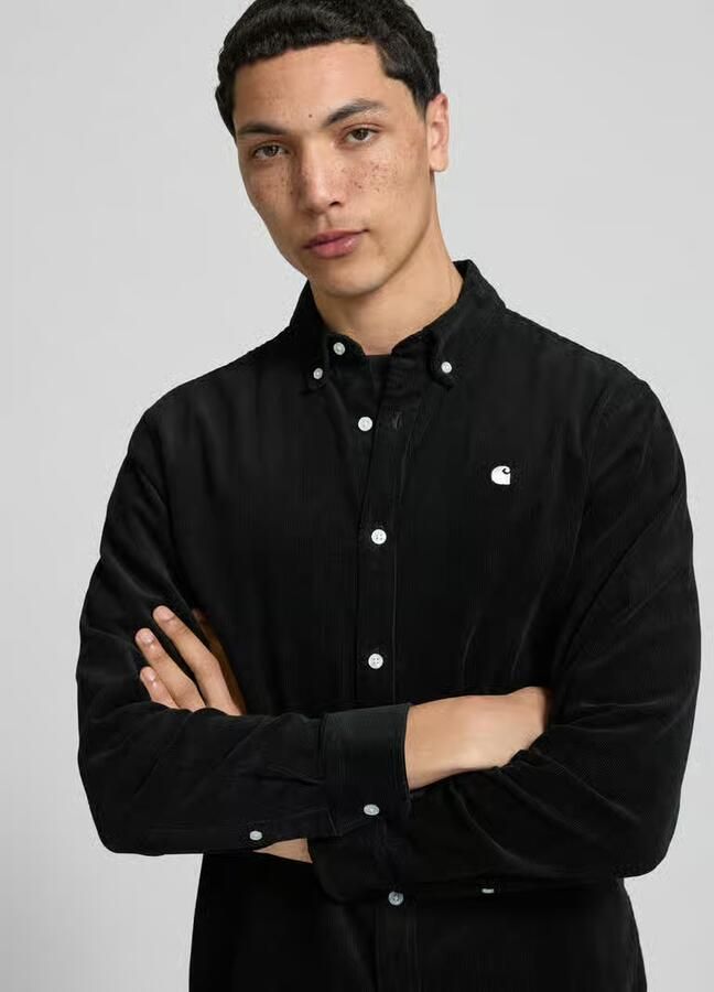 Carhartt Work In Progress Regular fit vrijetijdsoverhemd van corduroy met button-downkraag