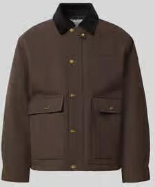 Carhartt Work In Progress relaxed fit jack met platte kraag model 'Quentin'