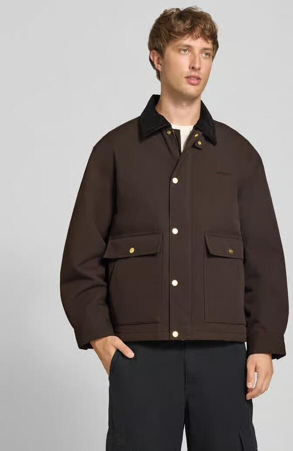 Carhartt Work In Progress relaxed fit jack met platte kraag model 'Quentin' - Foto 3