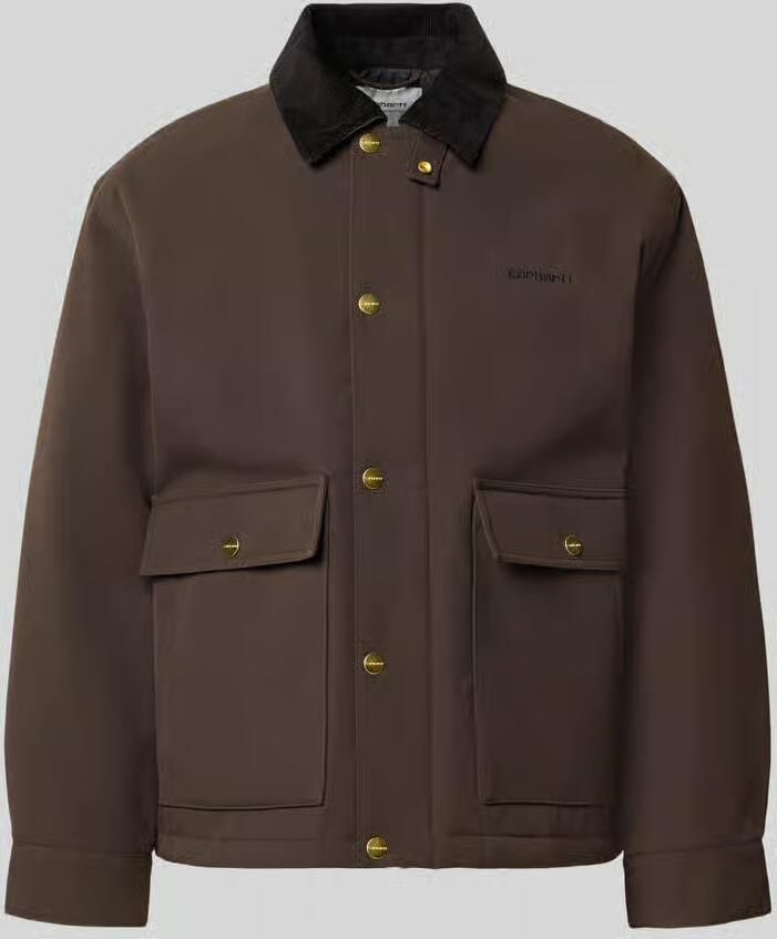 Carhartt Work In Progress relaxed fit jack met platte kraag model 'Quentin' - Foto 2