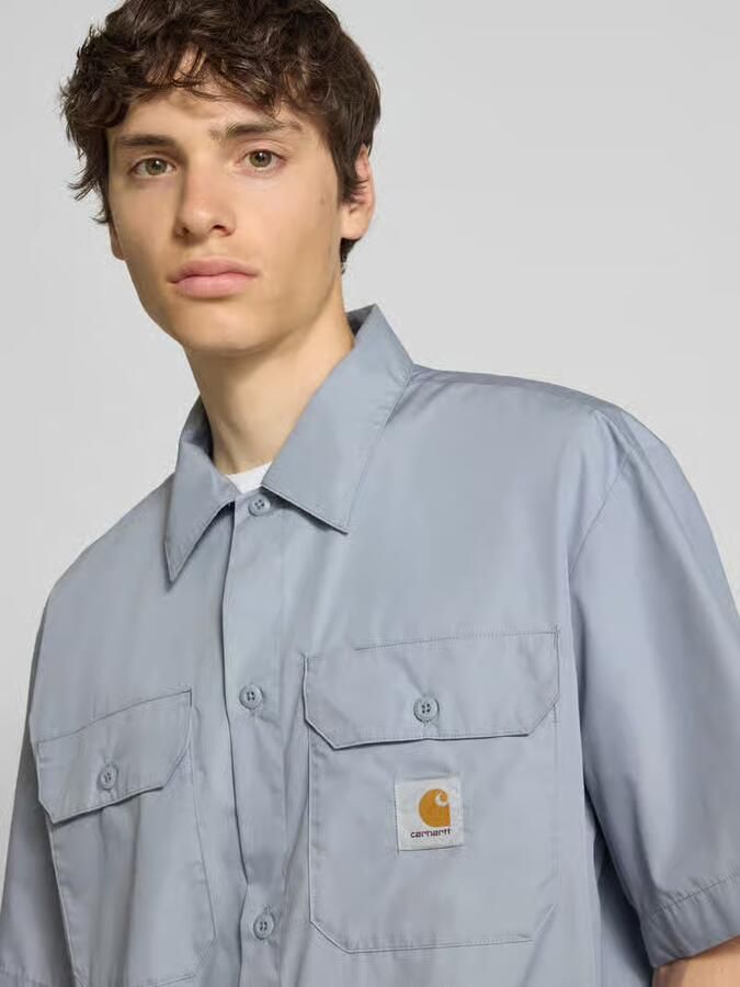 Carhartt Work In Progress relaxed fit vrijetijdsoverhemd met kentkraag en labeldetail - Foto 2