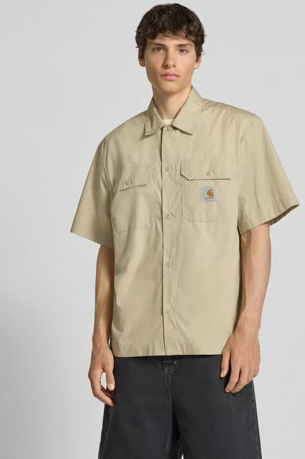 Carhartt Work In Progress relaxed fit vrijetijdsoverhemd met kentkraag en labeldetail - Foto 4