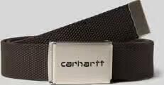 Carhartt Work In Progress Riem met logodetail model 'Chrome'