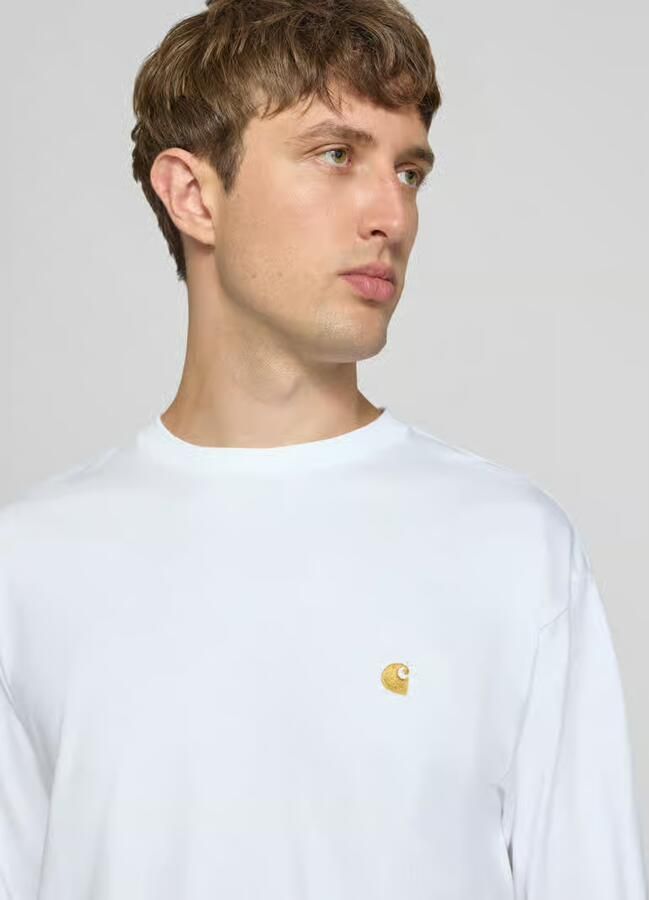 Carhartt Work In Progress shirt met lange mouwen met labelstitching - Foto 2