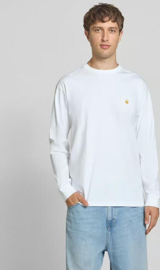 Carhartt Work In Progress shirt met lange mouwen met labelstitching - Foto 3