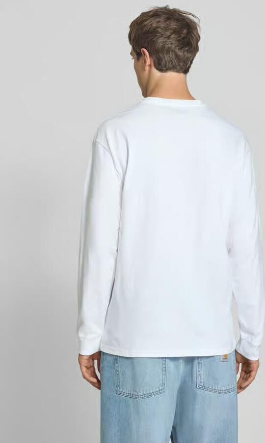 Carhartt Work In Progress shirt met lange mouwen met labelstitching - Foto 2