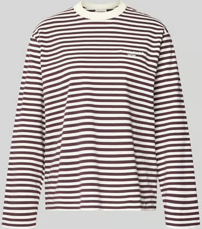 Carhartt Work In Progress Shirt met lange mouwen met Labelstitching Model 'Ezra'
