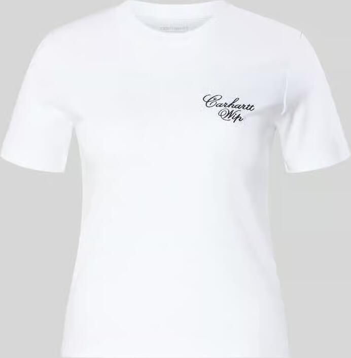 Carhartt Work In Progress Slim Fit t-shirt van pure katoen model 'Gracious'