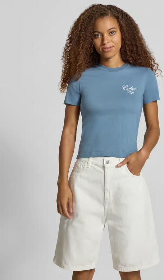 Carhartt Work In Progress Slim Fit t-shirt van pure katoen model 'Gracious' - Foto 3