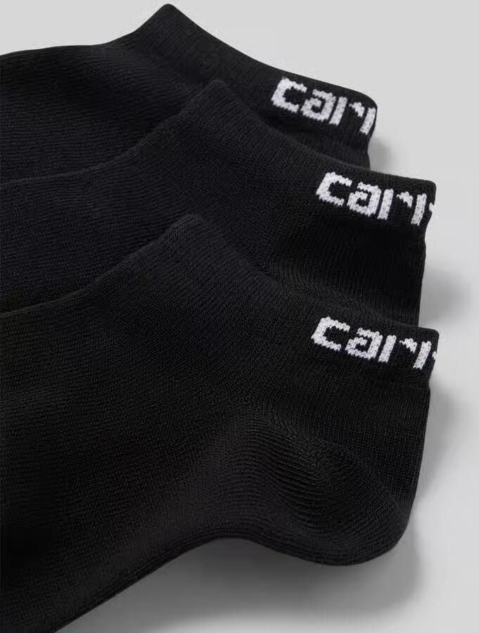 Carhartt Work In Progress Sneakersokken met labeldetail in set van 3