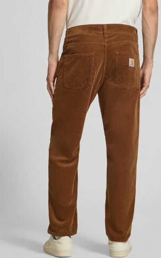 Carhartt Work In Progress straight fit broek van puur katoen in corduroy look