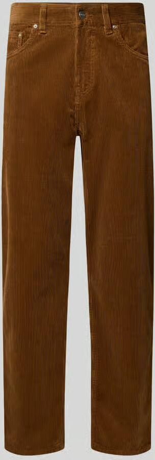 Carhartt Work In Progress straight fit broek van puur katoen in corduroy look - Foto 3