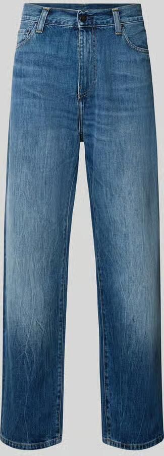 Carhartt Work In Progress straight fit jeans puur katoen model 'Aaron' - Foto 3