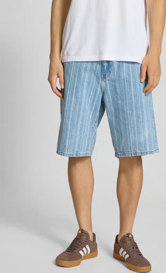 Carhartt Work In Progress Straight fit korte jeans met all-over print model 'Rylan' - Foto 2