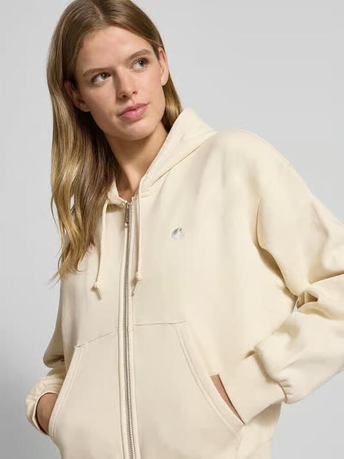 Carhartt Work In Progress Sweatjack met kangoeroezak - Foto 2